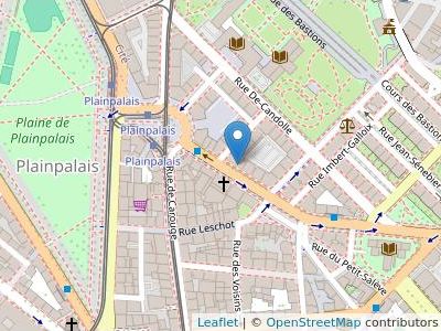 Berger, Recordon, de Saugy - Map