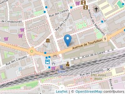 Donzallaz, De Palma & Addor - Map